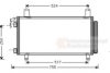 VAN WEZEL 27005158 Condenser, air conditioning